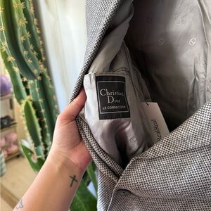 Christian Dior Gray Blazer